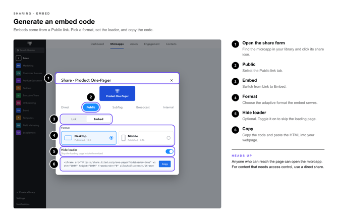 Embed on Webpage Callouts-1-generate-embed-code