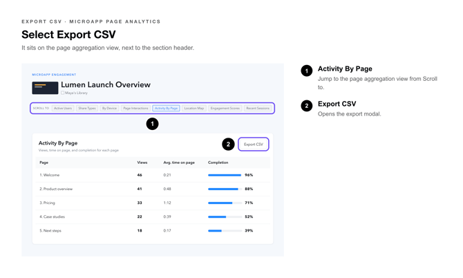 Page Analytics Export Callouts-2-select-export-csv