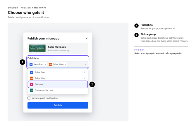 Publish Microapp Callouts-3-choose-groups