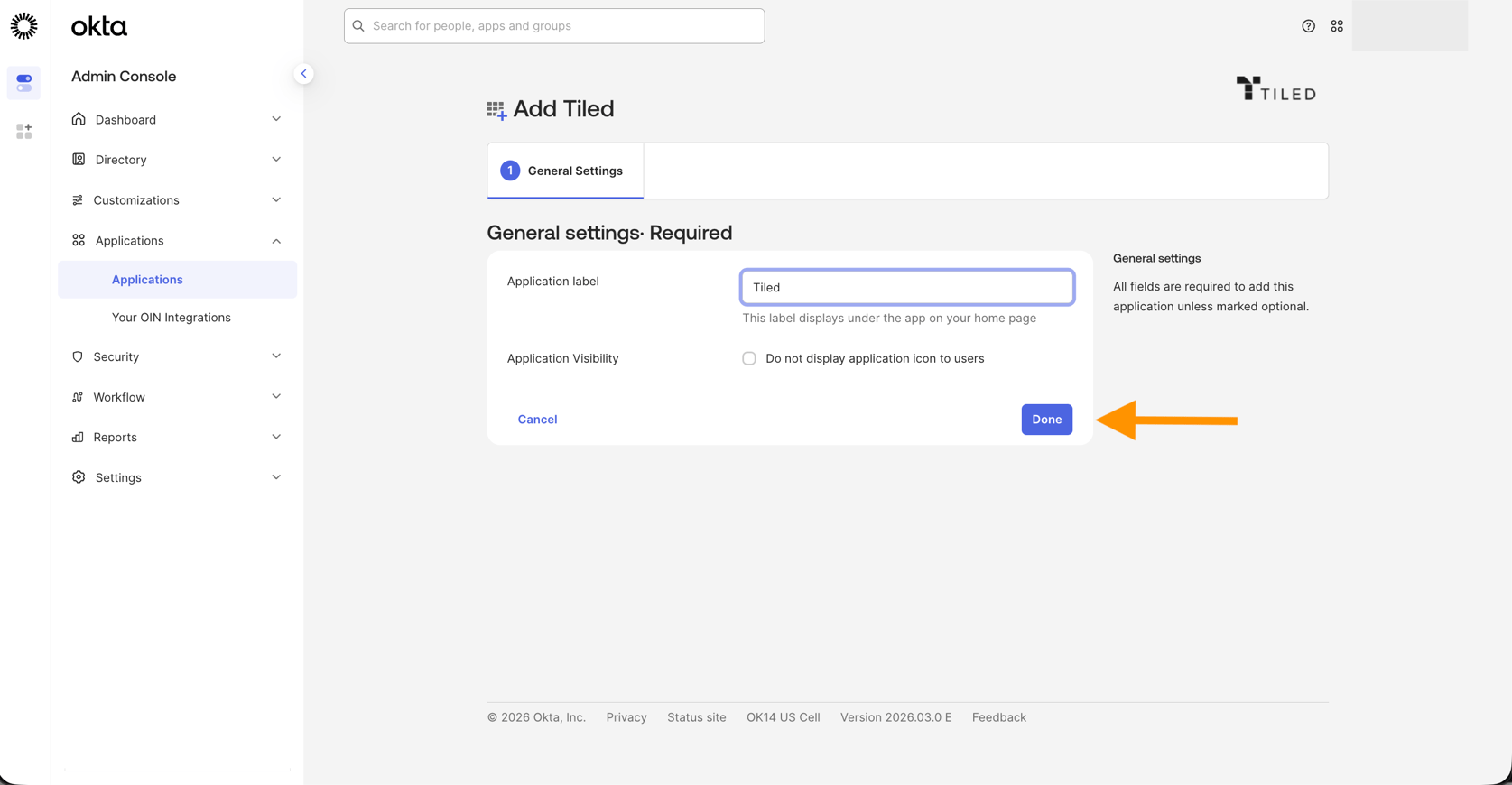 Configure SSO for Okta